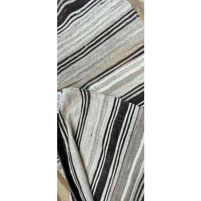 Mazanderan Kilim, Long Runner For Sale - Image 11 of 11