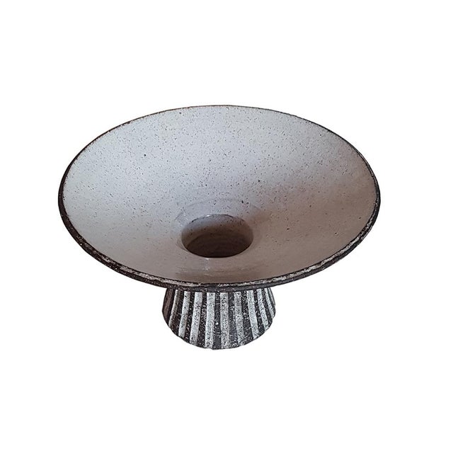 Westraven Chanoir Ikebana Vase by Leendert Blok, 1950s, in Very Good conditions. Designed 1950 to 1959 This piece has an...