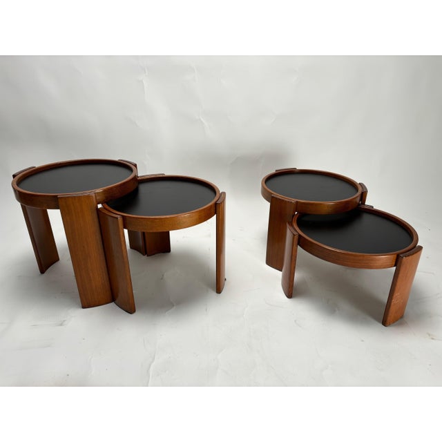Vintage 780 Coffee Tables by Gianfranco Frattini for Cassina, Italy, 1960s, Set of 4 For Sale - Image 17 of 18