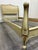 French Provincial Vintage Twin Size French Provincial Louis XV Style French Bisque Cream Bed For Sale - Image 3 of 17