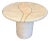 Vintage Tessellated Travertine Side Table by Casa Bique For Sale