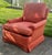 Vtg. Henredon Traditional Skirted Lounge Chair W/Fleur-De-Lis Fabric For Sale - Image 10 of 13