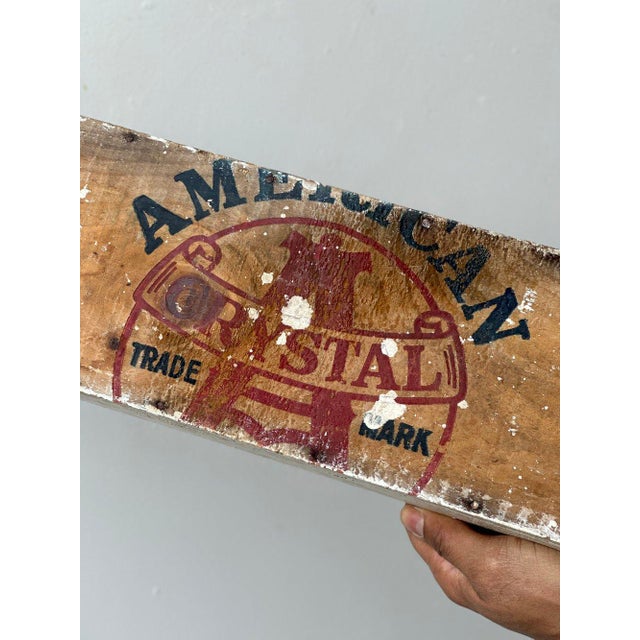 Vintage Handmade Painted Wood Trellis Wall Box, Circa 1930s-40s For Sale - Image 12 of 12