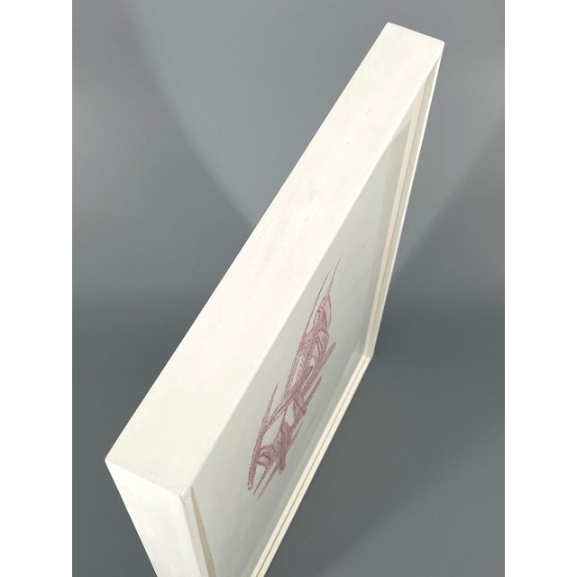 Red Mark Tobey, Composition in Red, 1972, Color Lithograph on Paper, Framed For Sale - Image 8 of 12