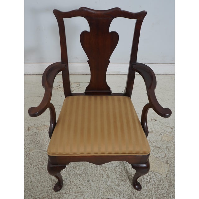 Age: C.1982 Details: Solid Cherry High Quality Construction Queen Anne Legs & Pad Feet Shapley Backs Offered @ Fraction...
