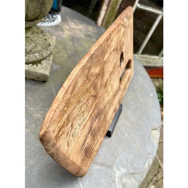 1920s Antique Wooden Artist Palette Sourced in France, 19th Century For Sale - Image 5 of 8