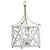 The classic Chippendale design is transformed as a dramatic pendant. Handcrafted in mixed materials, the Chippendale...
