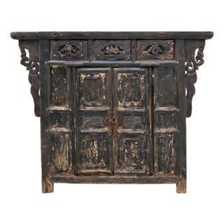 Triple Drawer Elm Coffer For Sale