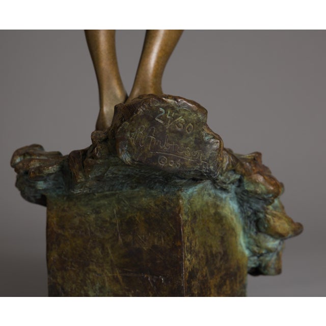2000 - 2009 Rodd Ambroson "Dignity" Original Bronze Sculpture, Limited Edition 24/30, 24"h, Coa For Sale - Image 5 of 6