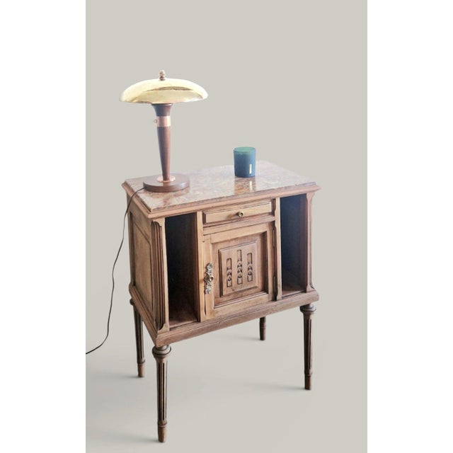 Art Deco Articulated Lamp in Mahogany and Brass, 1930 For Sale - Image 9 of 18