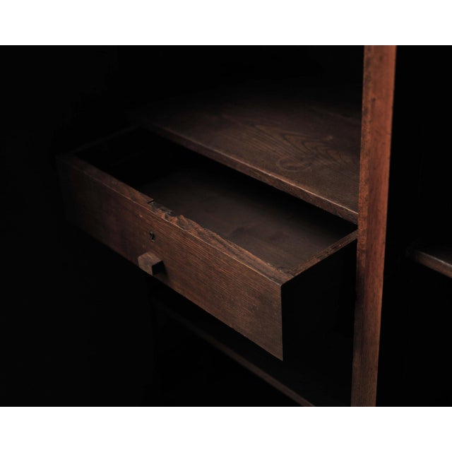 Brown Art Deco Walnut Sideboard by Jacques Philippe, France, 1930s For Sale - Image 8 of 18