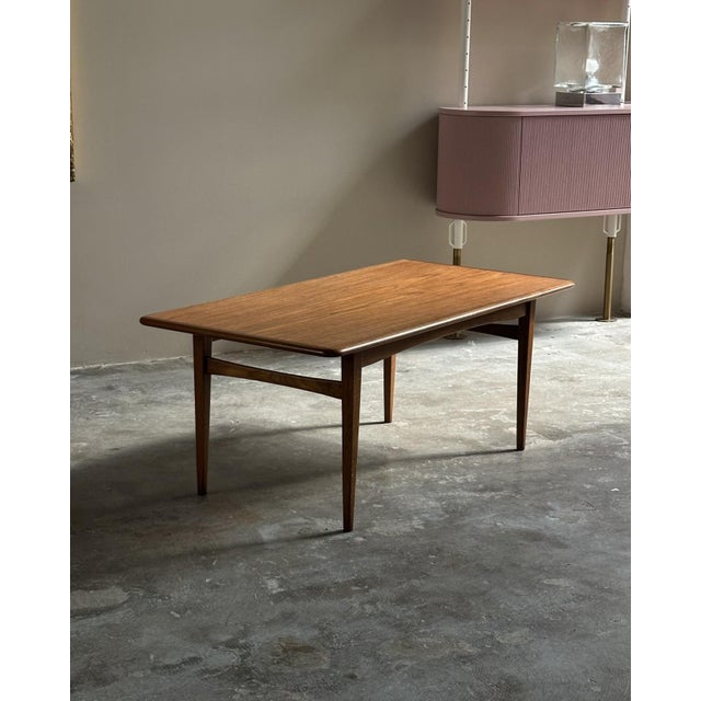 Wood Scandinavian Teak Coffee Table, 1960s For Sale - Image 7 of 8