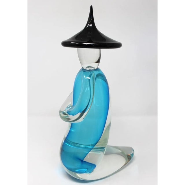 Early 21st Century Wave Murano Glass - Giant Chinese Figures For Sale - Image 5 of 6