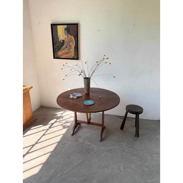 Oak Winegrowers Table, 1950s For Sale - Image 13 of 18