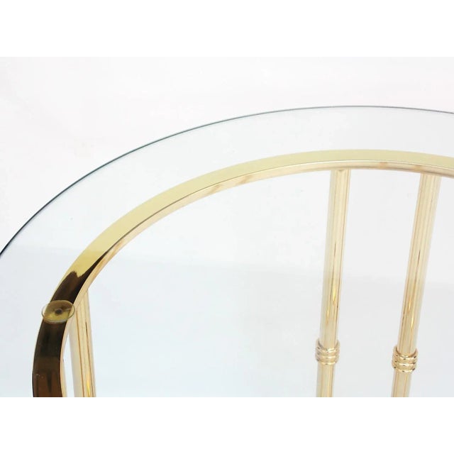 Hollywood Regency Brass Side Table For Sale - Image 10 of 12