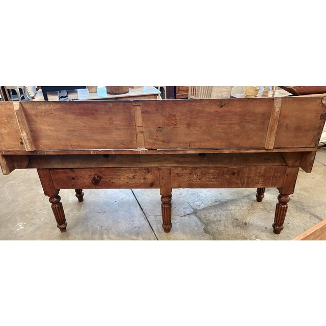 Early 19th Century Walnut Billot De Boucher/ Butcher's Table For Sale - Image 14 of 15