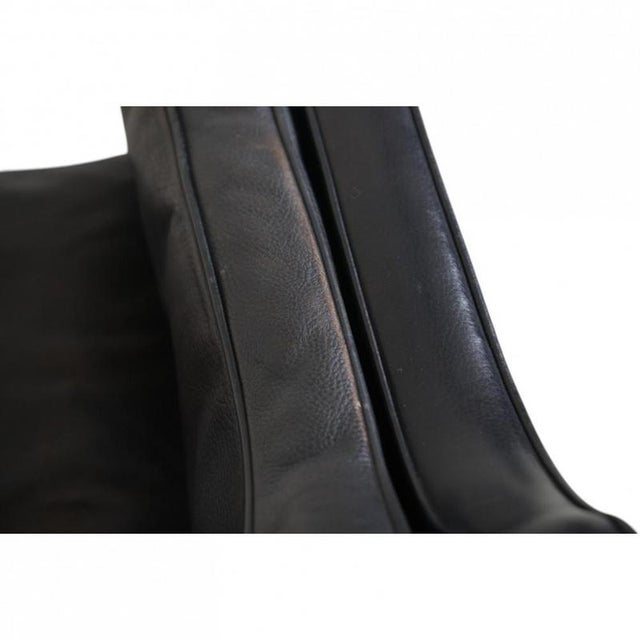 2212 2-Seater Sofa in Black Leather by Børge Mogernsen, 1980s For Sale - Image 15 of 18