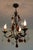 Pendant Chandelier in Wrought Iron and Murano Glass, 1990s For Sale - Image 8 of 9