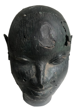 African Bronze Obe of the Ife, Nigeria