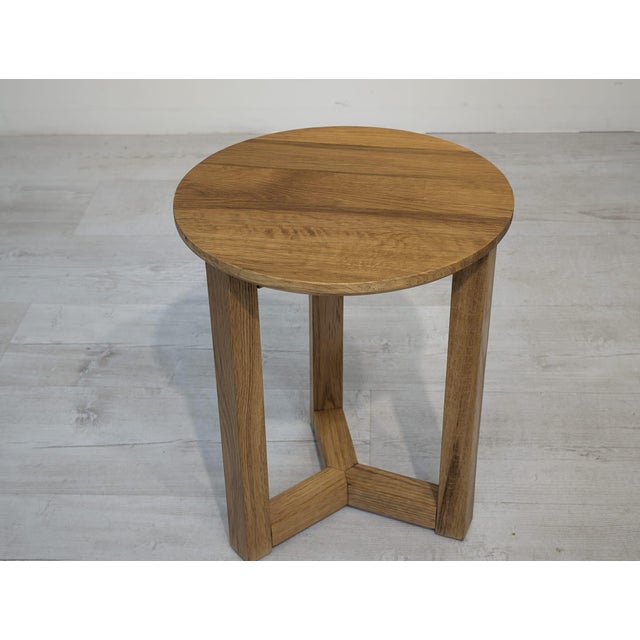 Scandinavian Flow Coffee Tables in Oak, 1970, Set of 3 For Sale - Image 10 of 15