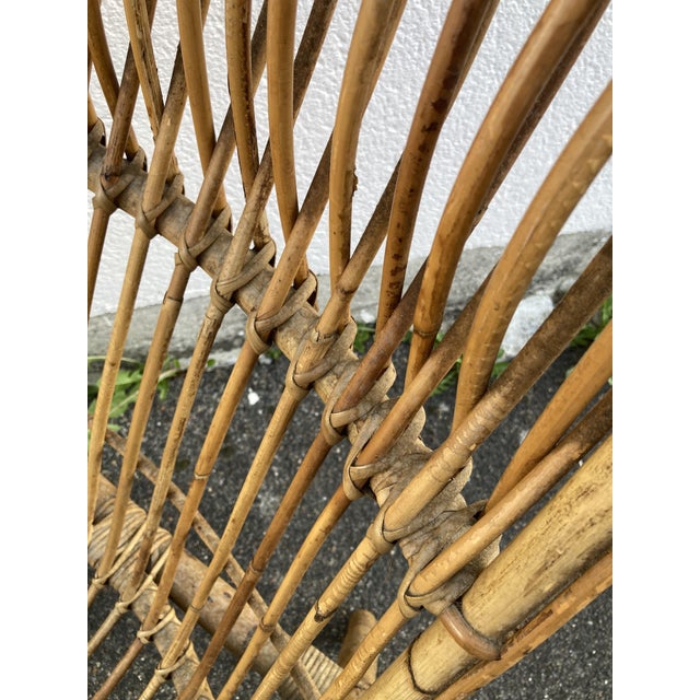 Rattan Armchair in Rattan For Sale - Image 14 of 18