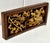 Antique Chinese Carved Teak Fiqural Plaque W/Gold For Sale - Image 10 of 12