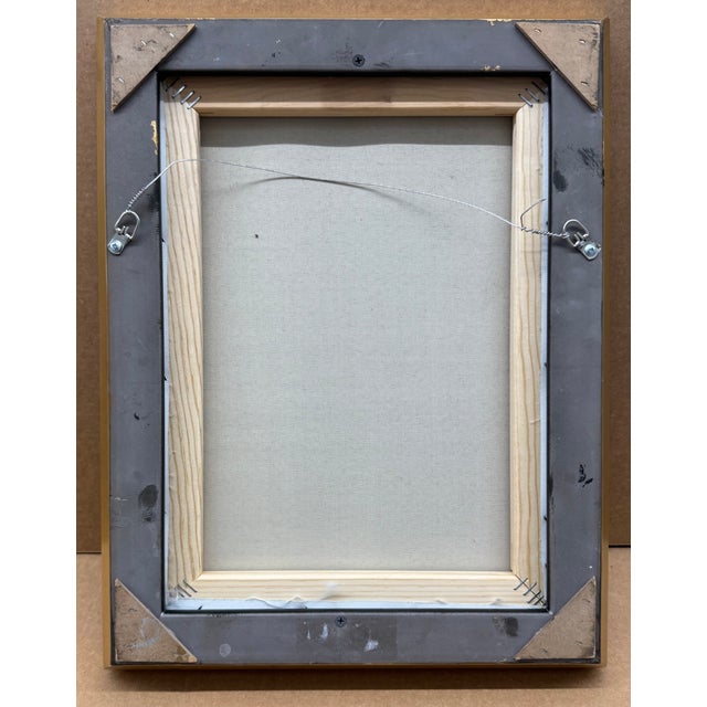 Mid-Century Modern Still Life Oil Painting on Canvas For Sale In West Palm - Image 6 of 6