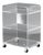 Modern Clear Acrylic "Waterfall" Rolling Bar Cart For Sale