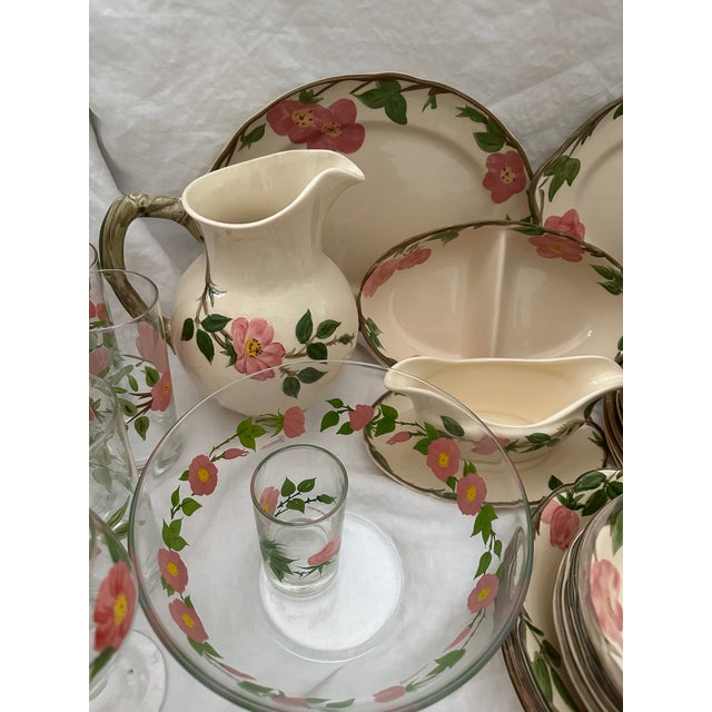 Vintage "Desert Rose" Fransican Dinnerware Set of 139 Pieces Chairish