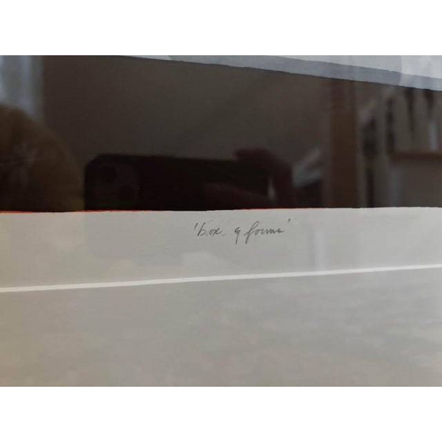 Striking limited edition abstract print titled “Box & Forms” by Roger McKeen, hand-signed and numbered 2/5 in pencil. This...
