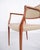 Model 65 Armchair in Rosewood with Light Elegance Leather by N.O. Møller for J.L. Møllers, 1960s, Set of 4 For Sale - Image 11 of 14
