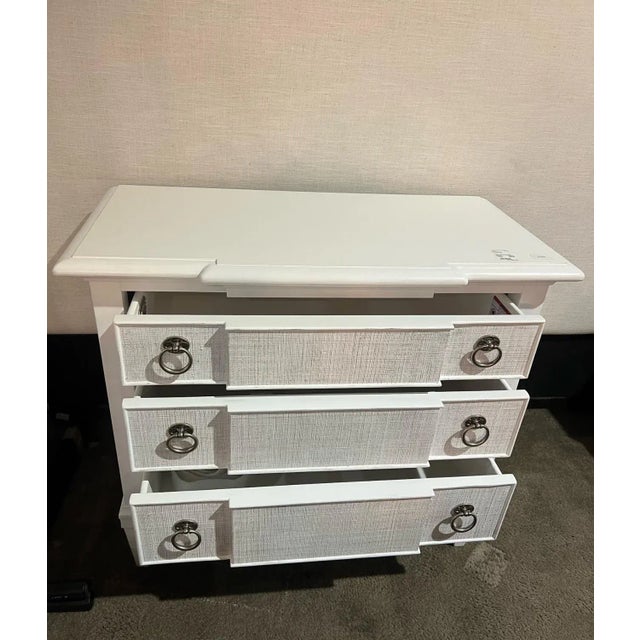 2010s Tommy Bahama Tuckers Point Three Drawer Nightstand For Sale - Image 5 of 6