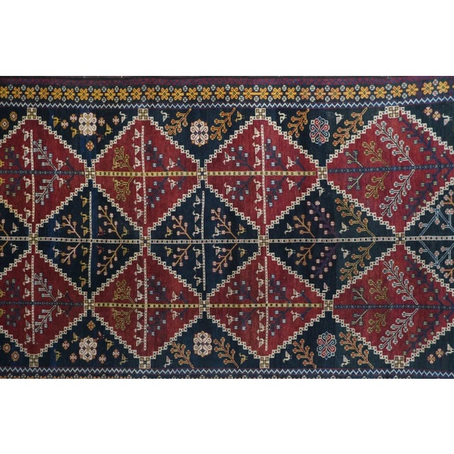 19th Century Antique Shiraz Rug 4'7'' x 8'5'' For Sale - Image 5 of 11