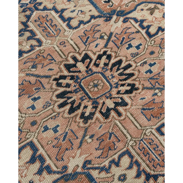 1940s Vintage Heriz Rug 9ft 2in X 12ft 11in For Sale - Image 5 of 12