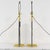 Pair of Industrial Brutalist Brass and Steel Table Lamp, Circa 1980 For Sale - Image 10 of 12