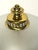 Brass and Glass 3-Light Ceiling Lamp from Schröder, 1960s For Sale - Image 4 of 9