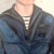 Blue Post Modern 1985 American New Wave Portrait Painting 24" For Sale - Image 8 of 12