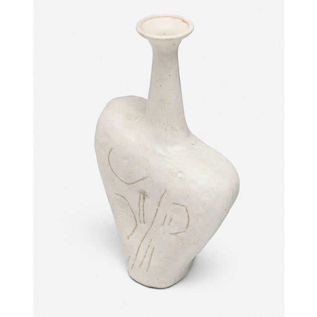 Mid-Century Modern Bruno Gambone Gazed Stoneware Vase Italy, 1985 For Sale - Image 3 of 4