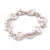 Contemporary Tiffany & Co. Sterling Silver Vintage Stencil Heart Link Bracelet 29.17g For Sale - Image 3 of 7