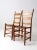 Antique Splint Weave Seat Chairs Pair For Sale - Image 10 of 12