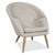 Set of Oda Lounge Chair and Ottoman in Cream Upholstery from Audo Copenhagen For Sale - Image 4 of 18