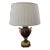 Late 20th Century Gilt Bronze and Rouge Marble Lamp For Sale