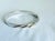 Vintage Italian 925 Sterling Silver Bypass Hinged Bangle Bracelet Italy Modern Sculptural Design For Sale - Image 4 of 14
