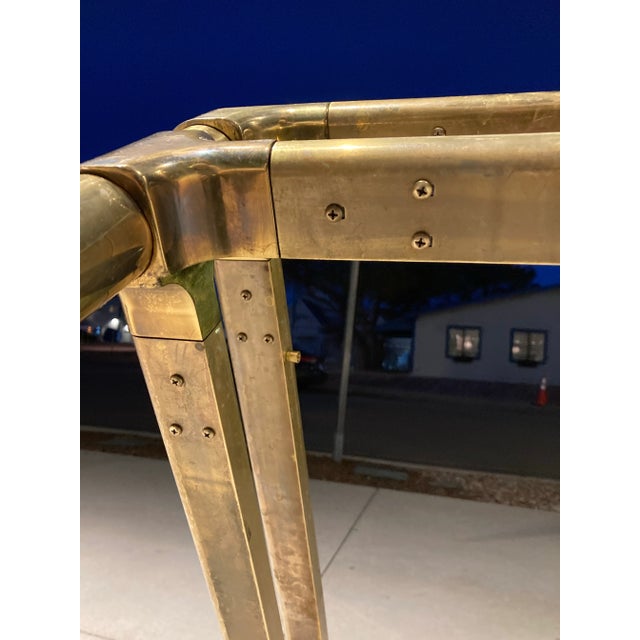 Brass Coffee Table Base From Mastercraft For Sale - Image 10 of 12