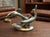 Nautical Handmade Brass Dolphin Desk Sculpture For Sale - Image 3 of 9