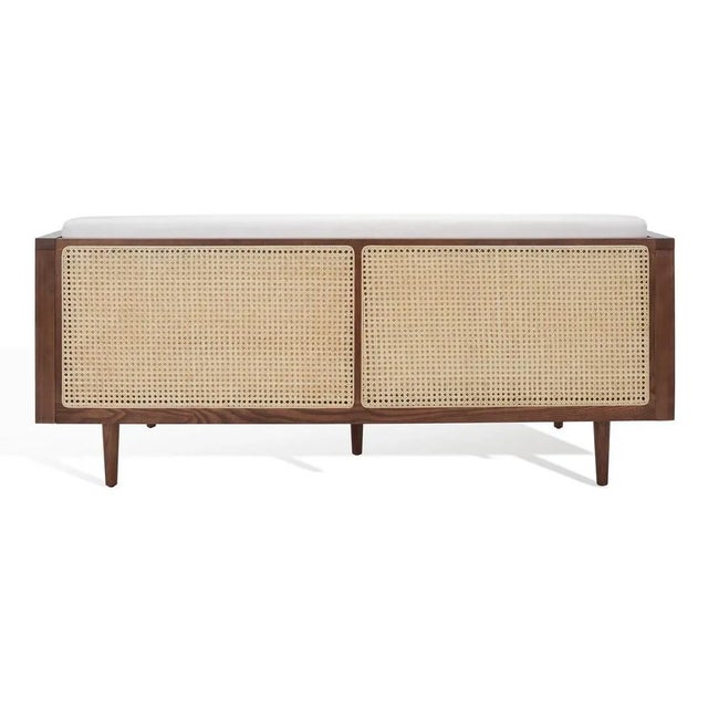 Helena French Cane Daybed Walnut/Natural Chairish