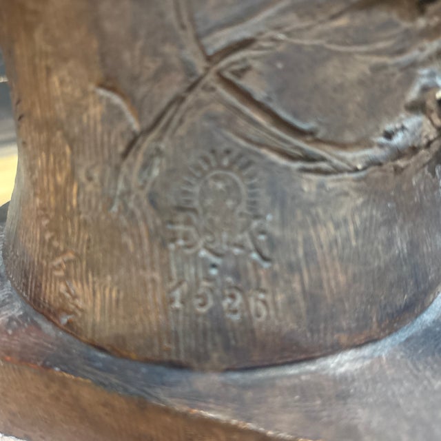 1900s Stellmacher Terracotta Bust For Sale - Image 12 of 12