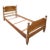 Vintage 1925 Craftsman Cottage Twin Bed Frame - Solid Wood Antique For Sale