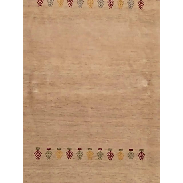 Modern Square Gabeh Rug 6'8" X 6'9" For Sale - Image 3 of 7