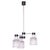 Mid-Century Czech Chandelier in Chrome and Opaline Glass attributed to Drukov, 1970s For Sale - Image 13 of 13
